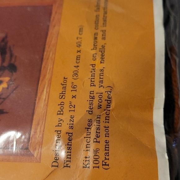 Crewel Embroidery Kit NWT - Picture 6 of 6